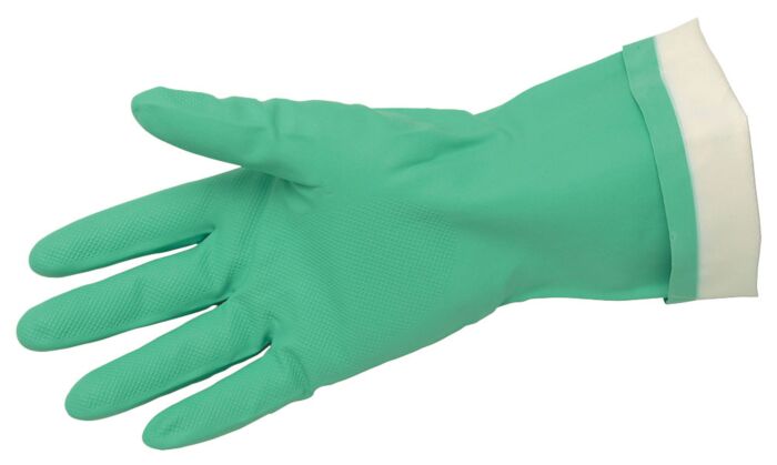 MCR Safety Gloves Green Flocked Lined 15 Mil Nbr (5320E)