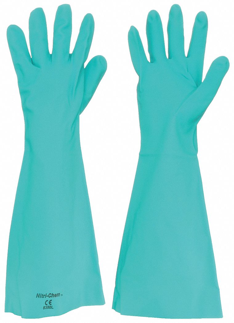 MCR Safety Gloves Green Unlined 22 Mil Nbr (5350XL)