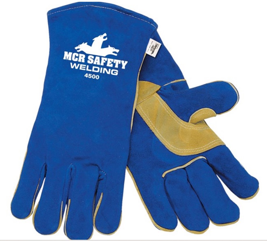 MCR Safety Gloves Blue 15 mil Unl Metal Detect NBR XXL (5360XXL)