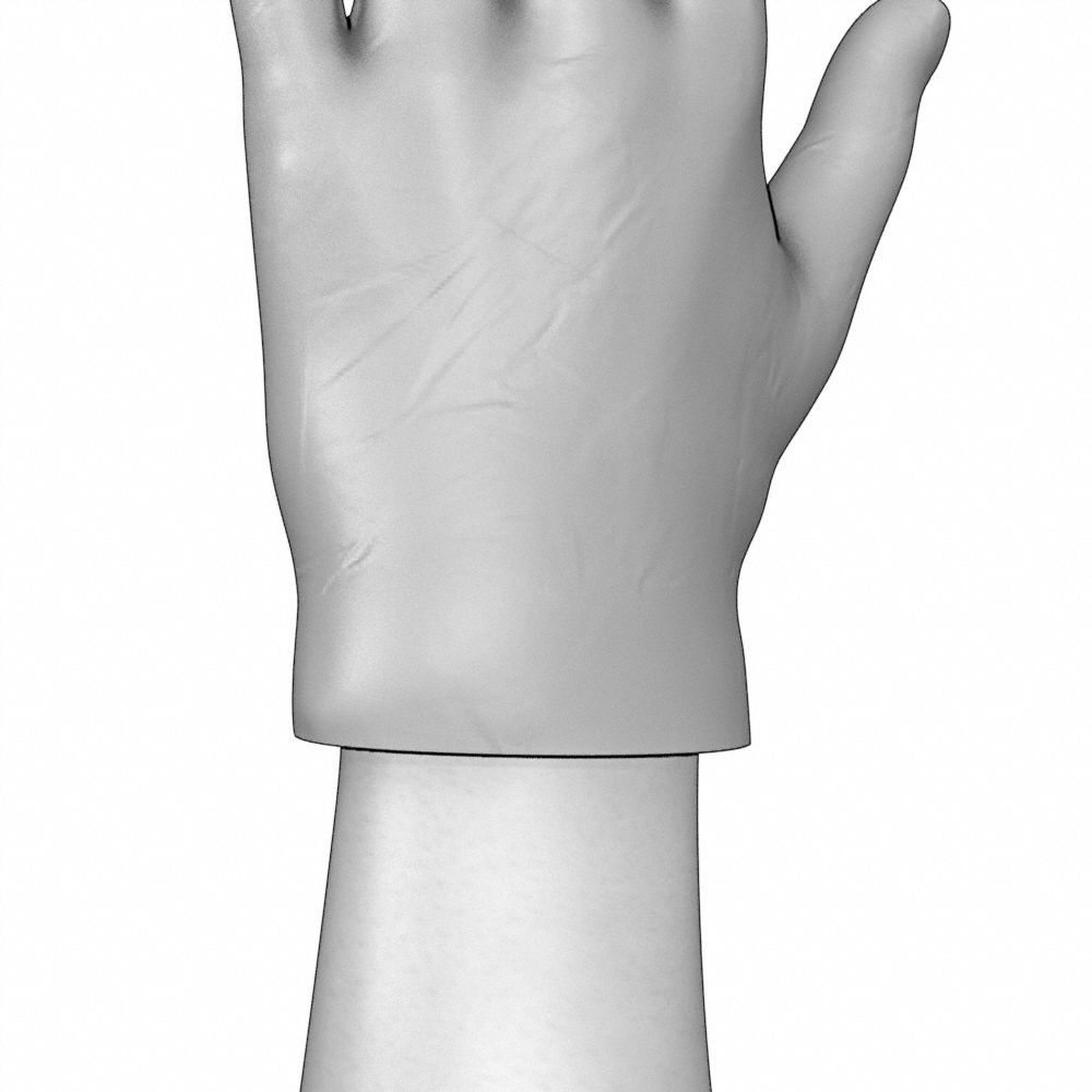 MCR Safety Gloves Neoprene On Latex, Straight Cuff (5408S)