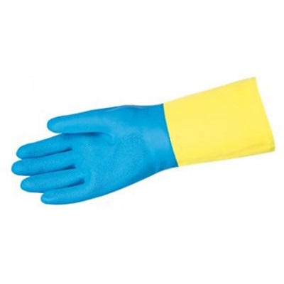 MCR Safety Gloves Neoprene On Latex, Straight Cuff (5409S)