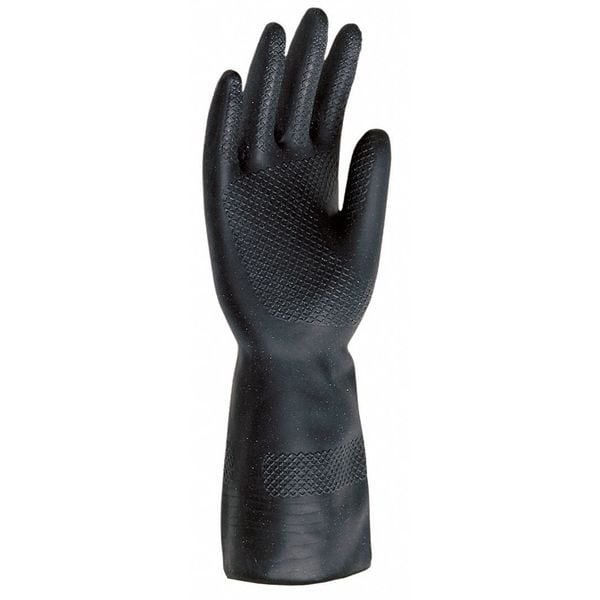 MCR Safety Gloves Black Neoprene, 30 Mil (5435M)