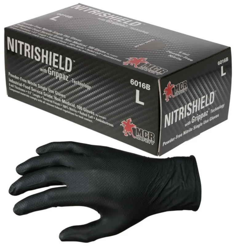 MCR Safety Gloves 4 Mil Economy, Powder Free, Nbr (6001XL)