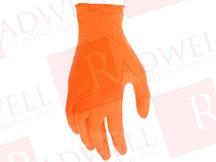 MCR Safety Gloves 3.5mil Econ, PF, NBR, Orange XXL (60035OXXL)