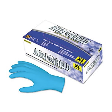 MCR Safety Gloves 4 Mil Powder Free Nbr (6015L)