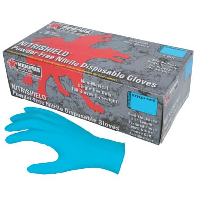 MCR Safety Gloves 4 Mil Powder Free Nbr (6015M)
