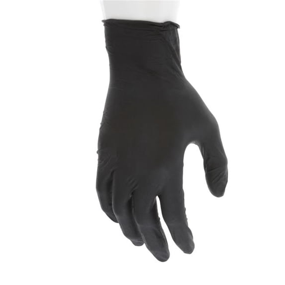 MCR Safety Gloves BLK NBR 4 mil disp M (6061M)