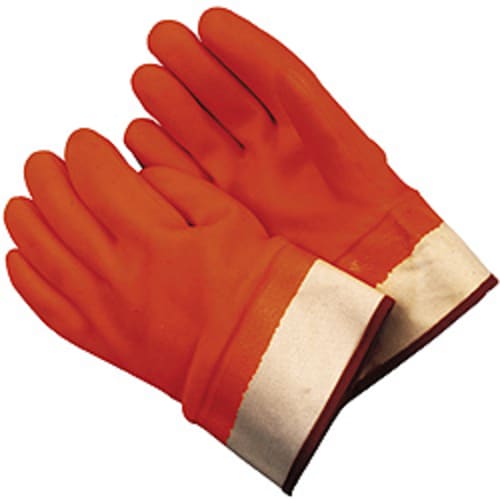 MCR Safety Gloves Foam Orange Smooth Safety Cuff (6710FS)