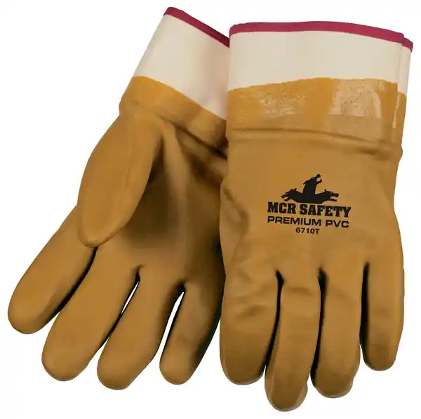 MCR Safety Gloves Foam Tan Sandy Safety Cuff (6710T)