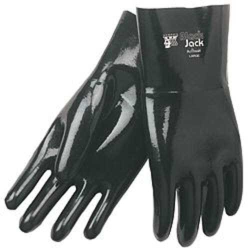 MCR Safety Gloves Blackjack, 12", Large (6922)