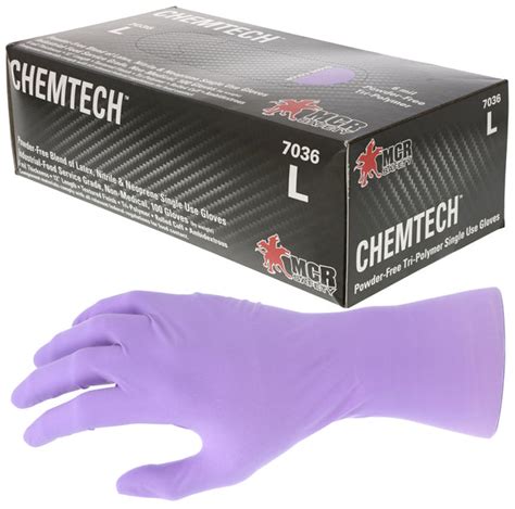 MCR Safety Gloves NTR/NEO/LTX Dis Ind L (7036L)