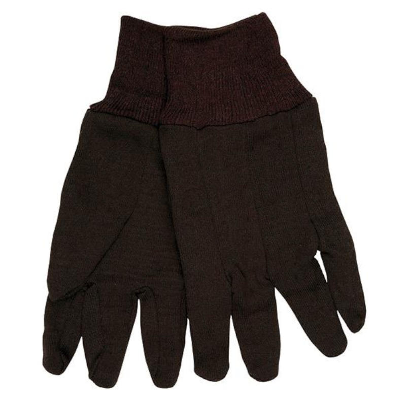 MCR Safety Gloves Large Brown Premium Clute Knit Wrist (7100C)