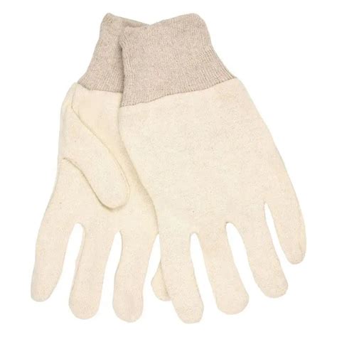 MCR Safety Gloves Large Import Reversible Natural Jersey (8000I)
