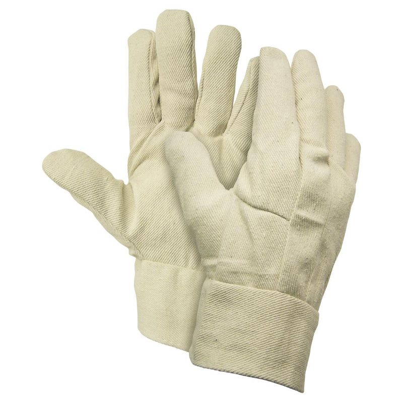 MCR Safety Gloves Large Cotton Canvas Blend Wing Thumb (8100B)