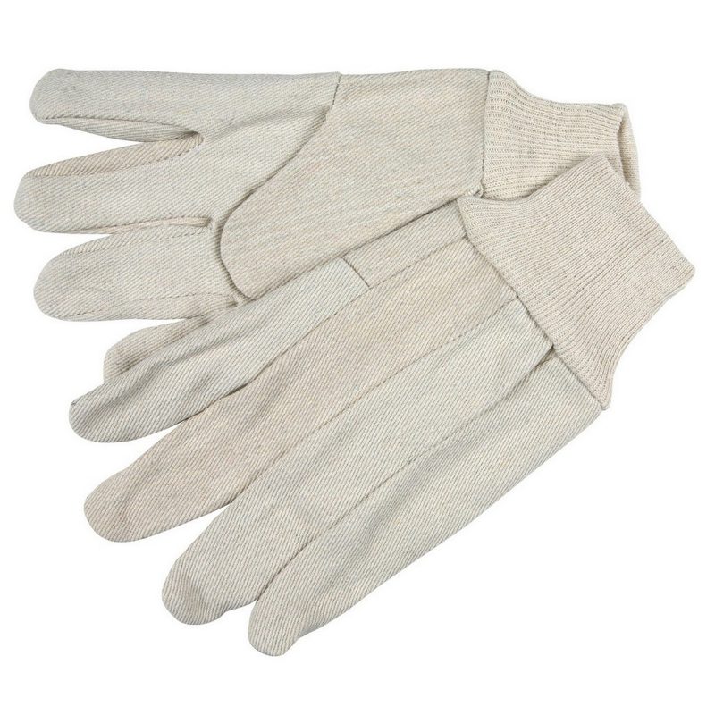 MCR Safety Gloves Large Cotton Canvas Blend, Wing Thumb (8300A)