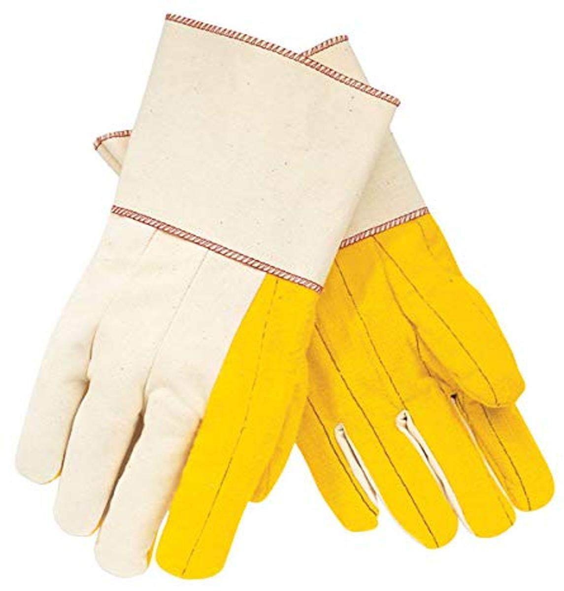 MCR Safety Gloves Chore Canvas Back Gauntlet (8516G)