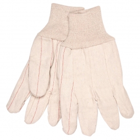 MCR Safety Gloves Double Palm, Cotton Blend, Nap-In Smooth (9018)