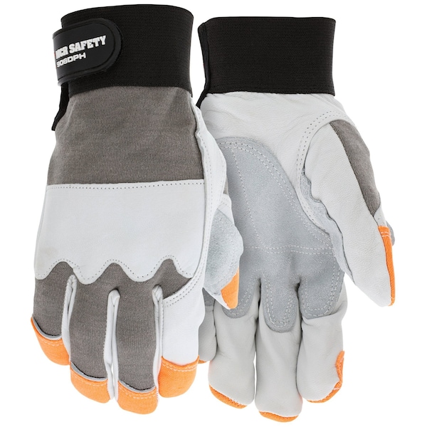 MCR Safety Gloves MCR MT Goat w/ Cow DPalm XL (906DPOXL)