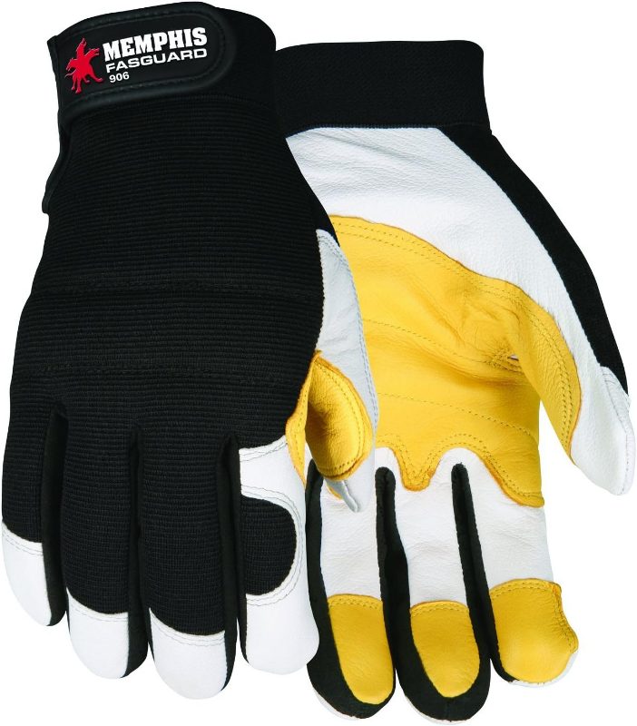 MCR Safety Gloves MCR Safety MT White/Yellow Grain Goat (906M)