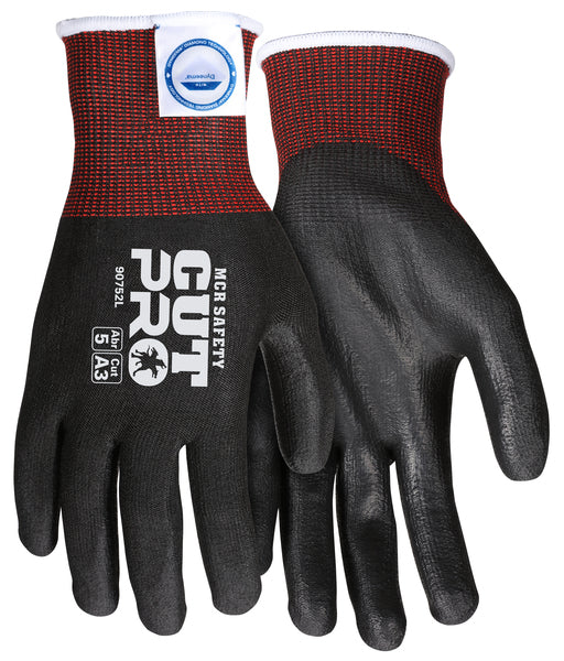 MCR Safety Gloves CutPro,15ga,Black Diamond,PU XL (90752XL)