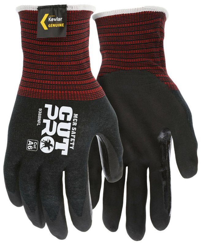 MCR Safety Gloves CutPro,18ga,Black Diamond,SNF XXL (90780XXL)