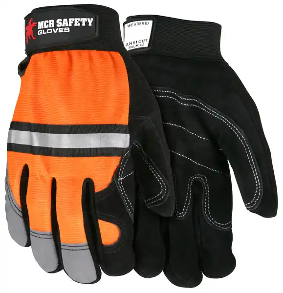 MCR Safety Gloves MCR Safety Multi-Task Split Cow Dbl Palm (911DPS)