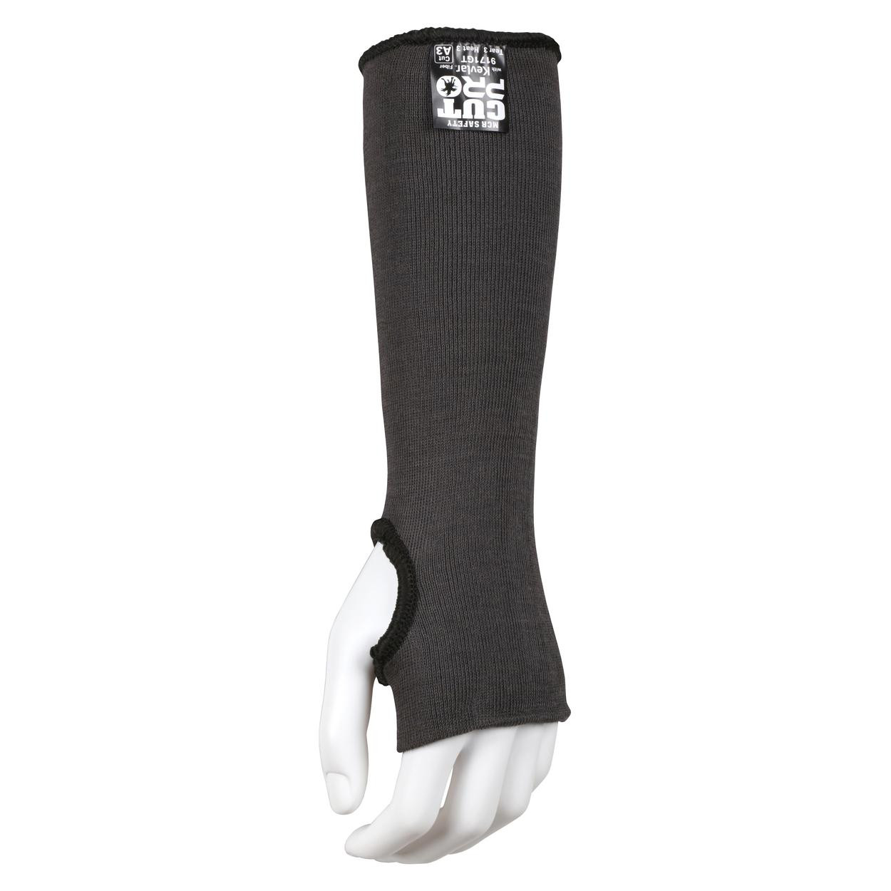 MCR Safety Gloves Reg Gray Kevlar 10" Sleeve, Thumb Slot (9171GT)