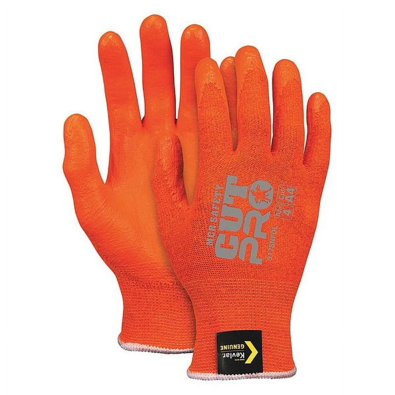 MCR Safety Gloves Orange Kevlar/Orange Nitrile Foam XXL (9178NFOXXL)