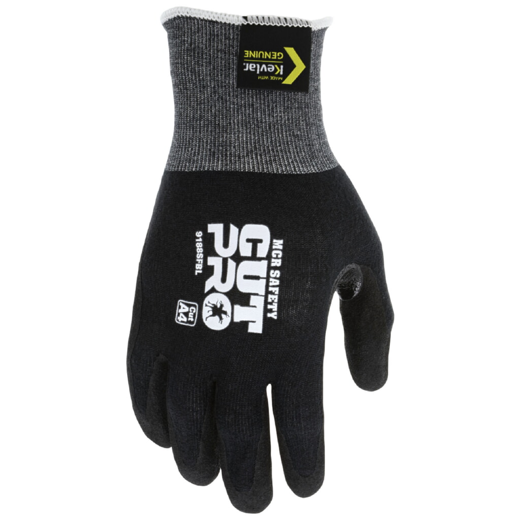 MCR Safety Gloves CutPro,18g Kevlar,SNF RTC XL (9188SFBXL)