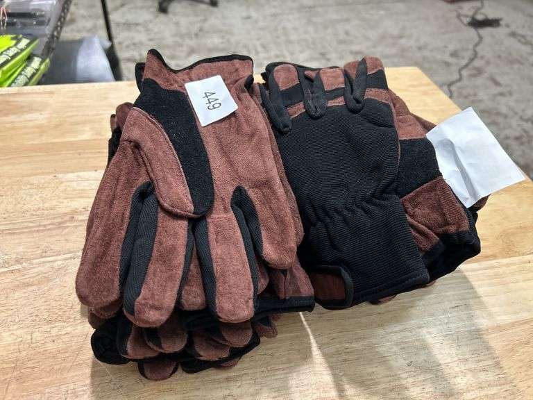 MCR Safety Gloves Multi-Task Brown Economy Leather Glove (920L)