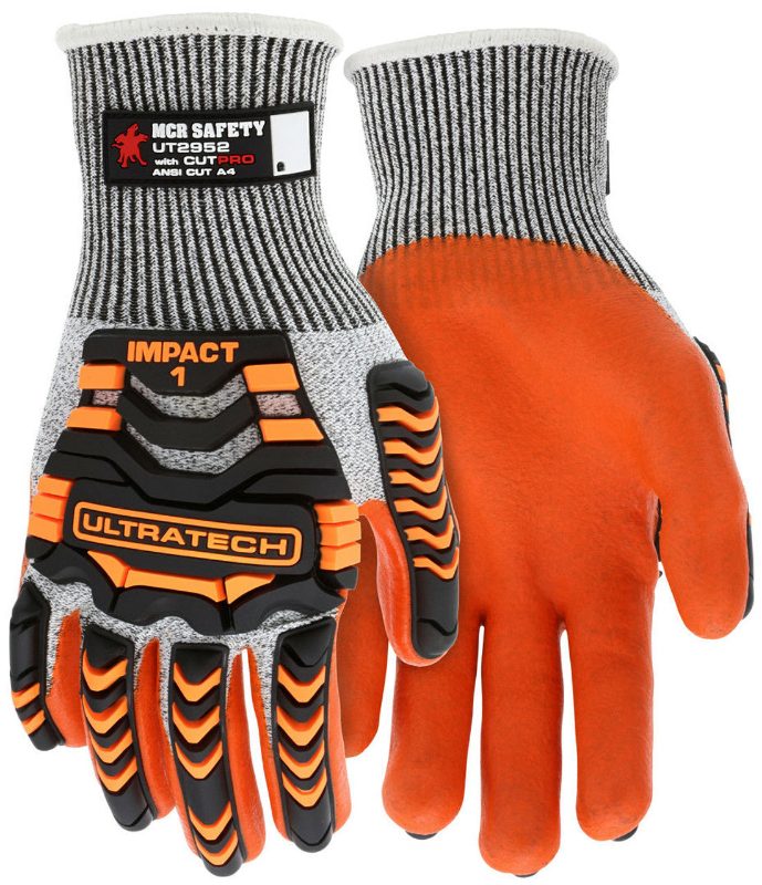 MCR Safety Gloves HyperMax 10G, 22" Sleeve with thumb slot (9222H10T)