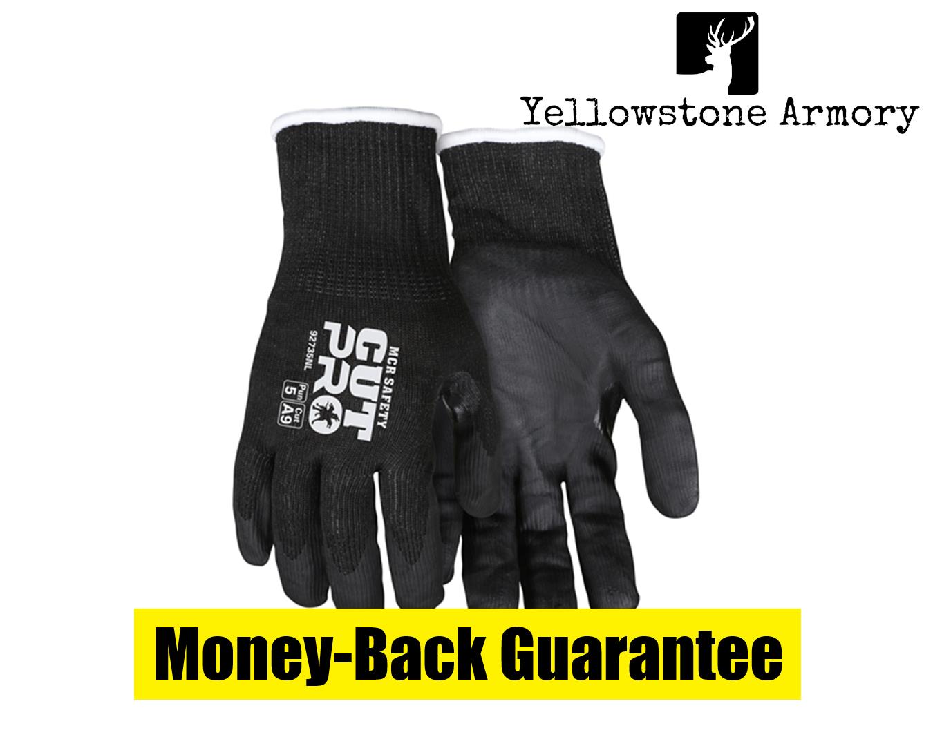 MCR Safety Gloves 15g Cut Pro, HPPE Steel, Nitrile M (92735NM)