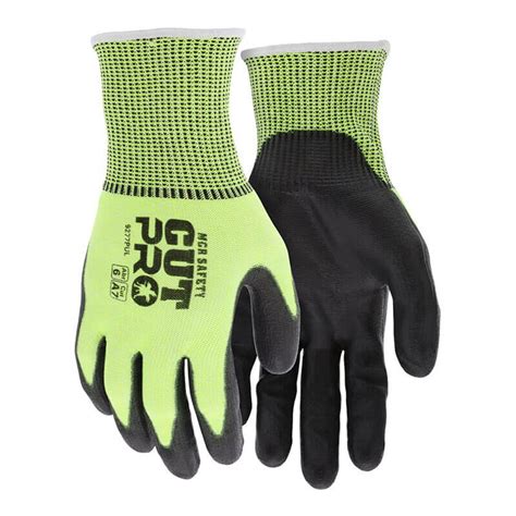 MCR Safety Gloves Cut Pro,13g,Grn HyperMax, Silicone XS (92737XS)