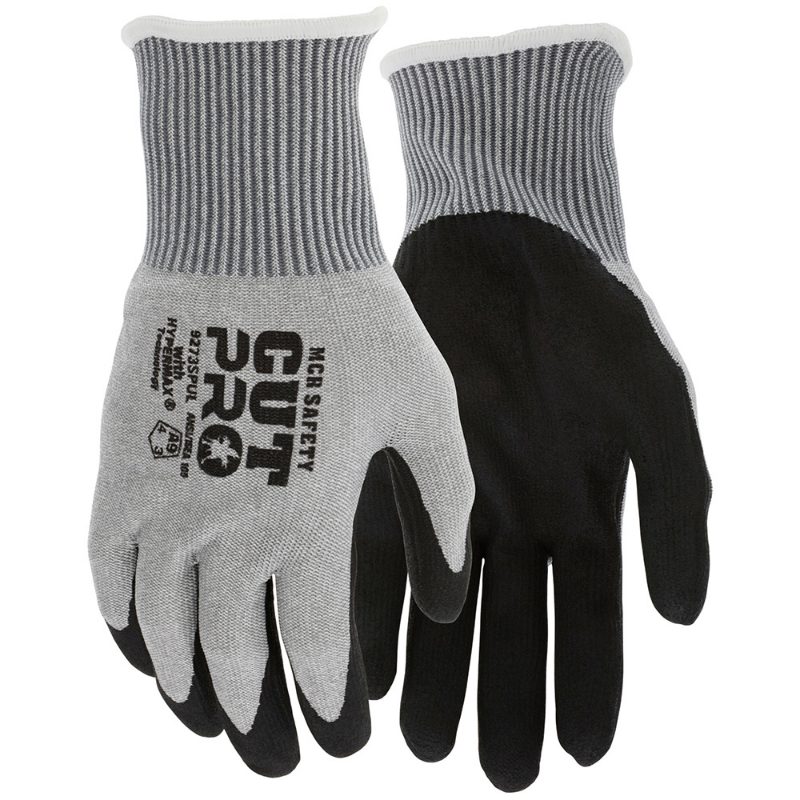 MCR Safety Gloves 13g Cut Pro, HPPE Steel, SPU S (9273SPUS)