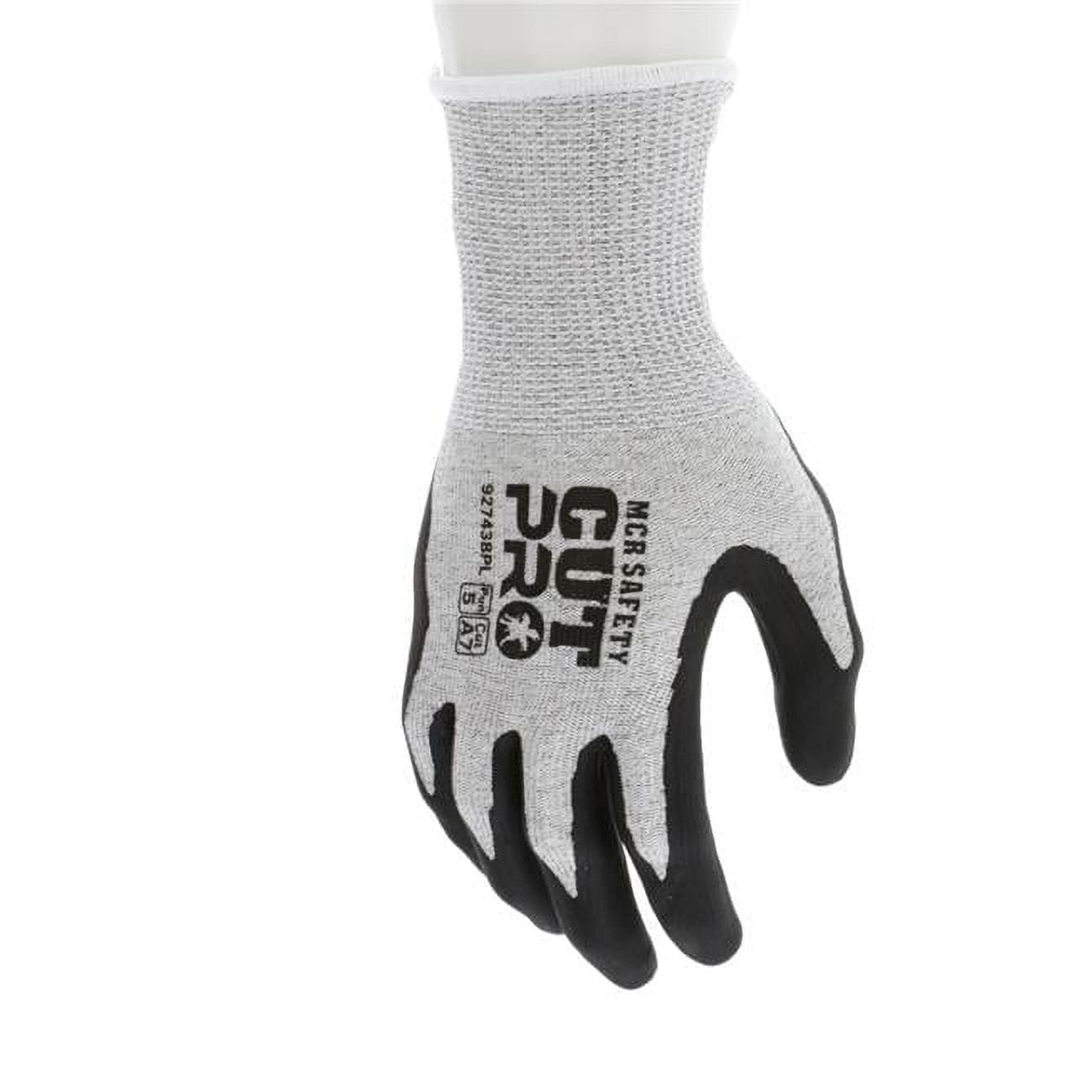 MCR Safety Gloves 13g Cut Pro, HPPE Steel, SPU XS (9273SPUXS)