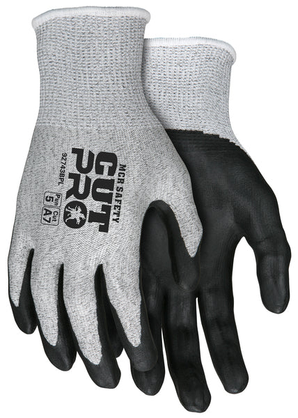 MCR Safety Gloves Memphis Cut Pro, 13ga HPPE,ANSI Cut S (92743BPS)