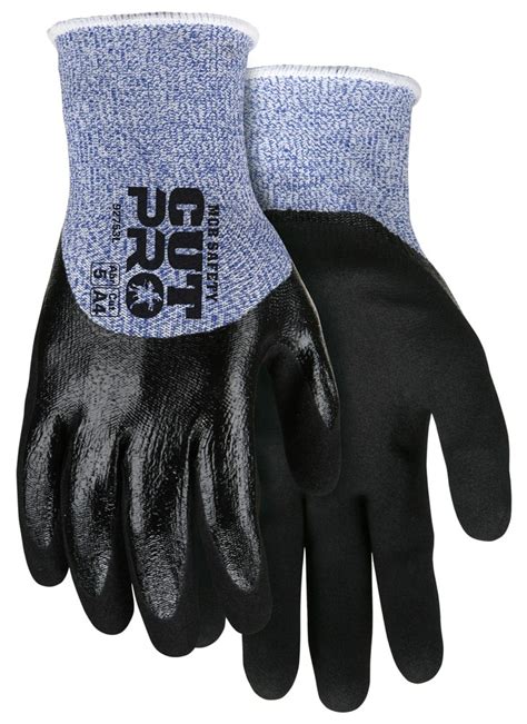 MCR Safety Gloves 13ga HyperMax Shell, Dbl dip NF/SNF L (92754L)