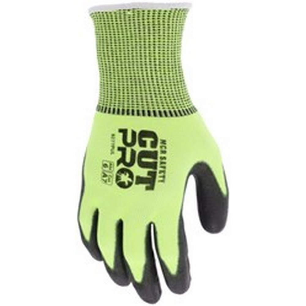 MCR Safety Gloves Cut Pro Hivis 13g Hypermax Hivis PU XXL (9277PUXXL)