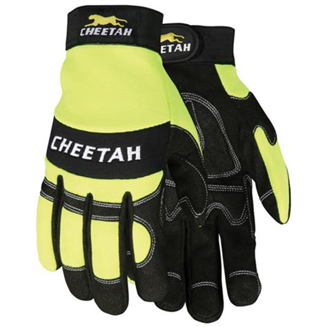 MCR Safety Gloves MCR Safety Cheetah MT HiVis Lime (935HVLS)
