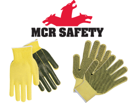 MCR Safety Gloves Rg Kevlar/Cotton Plaited 2 – Side Dot (9363S)