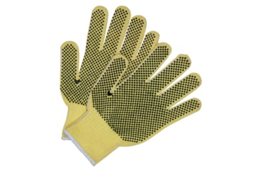 MCR Safety Gloves Lgt Wgt Kevlar/Cotton Plaited 2-Side Dot (9363XSE)