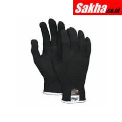 MCR Safety Gloves Reg 100% Black Kevlar (9370BKS)