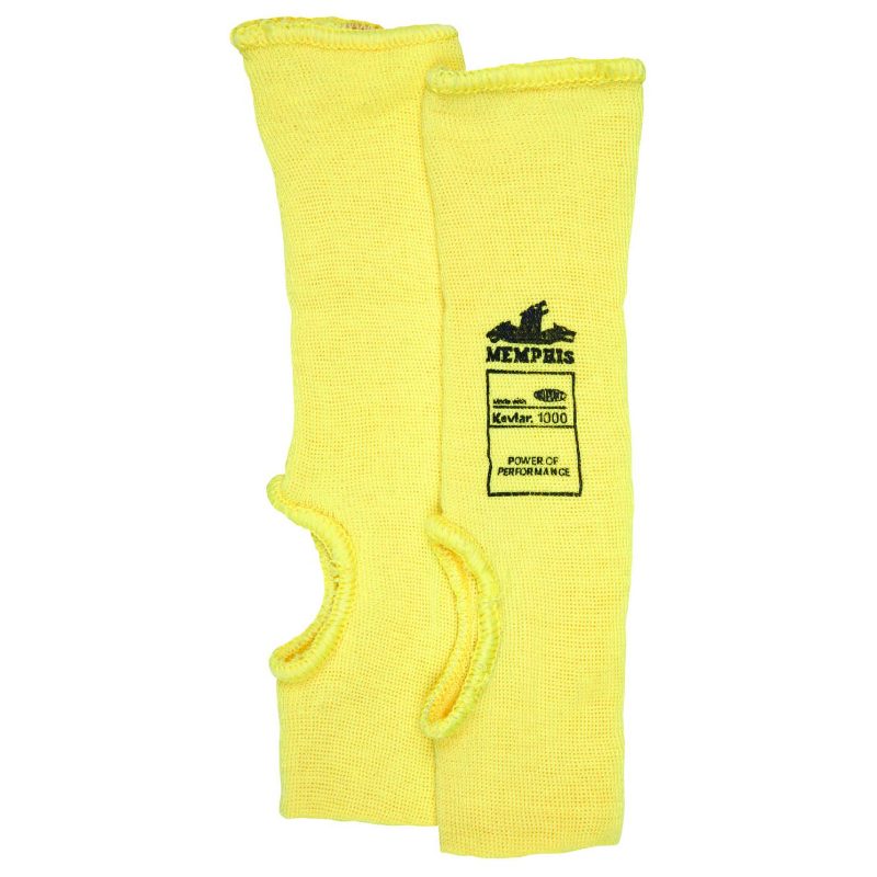 MCR Safety Gloves 100% Kevlar Sleeve, 10", Thumb Slot (9371T)