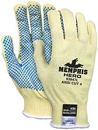 MCR Safety Gloves Memphis HERO 13GA 1-Side Dots S (93847S)