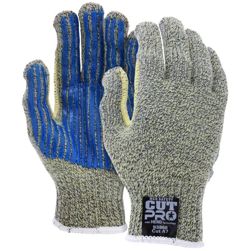 MCR Safety Gloves Memphis HERO 7GA Kevlar/Steel Shell S (93860S)