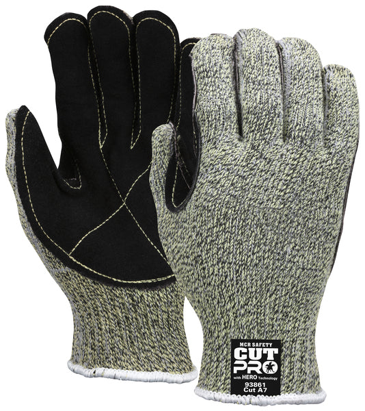 MCR Safety Gloves Memphis HERO 7GA Kevlar/Steel Shell XXL (93860XXL)