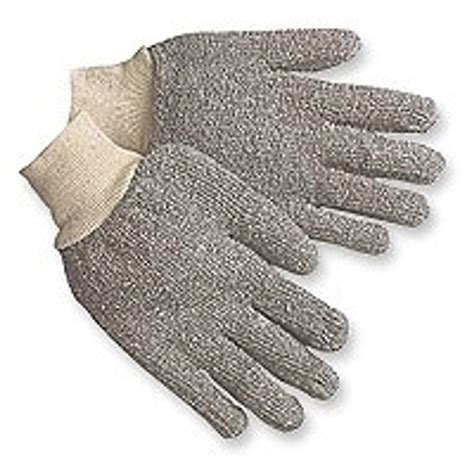 MCR Safety Gloves Heavy Terry, Gray L (22 Oz) (9420KM)