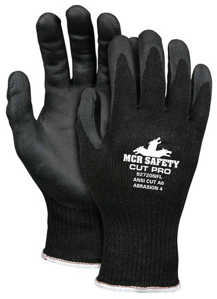 MCR Safety Gloves Kev/Cot Terry W/Cont Cuff Rein Thb Crtch (9435KMXS)