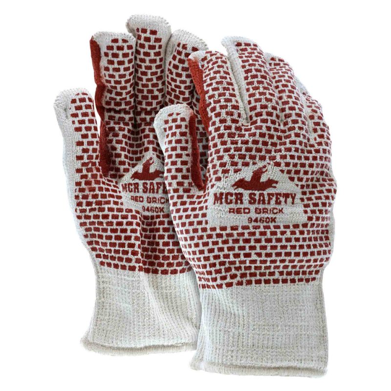MCR Safety Gloves Red Brick Terry Nitrile (9460K)