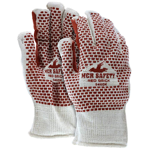 MCR Safety Gloves Red Brick Terry Small (9462K)